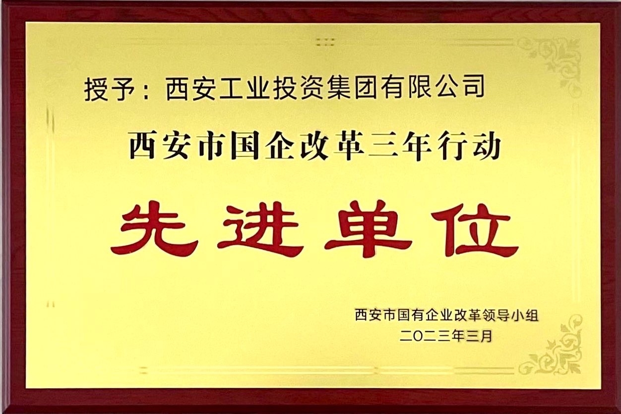 西安PG电子游戏集团获评“西安市国企鼎新三年行动先进单元”