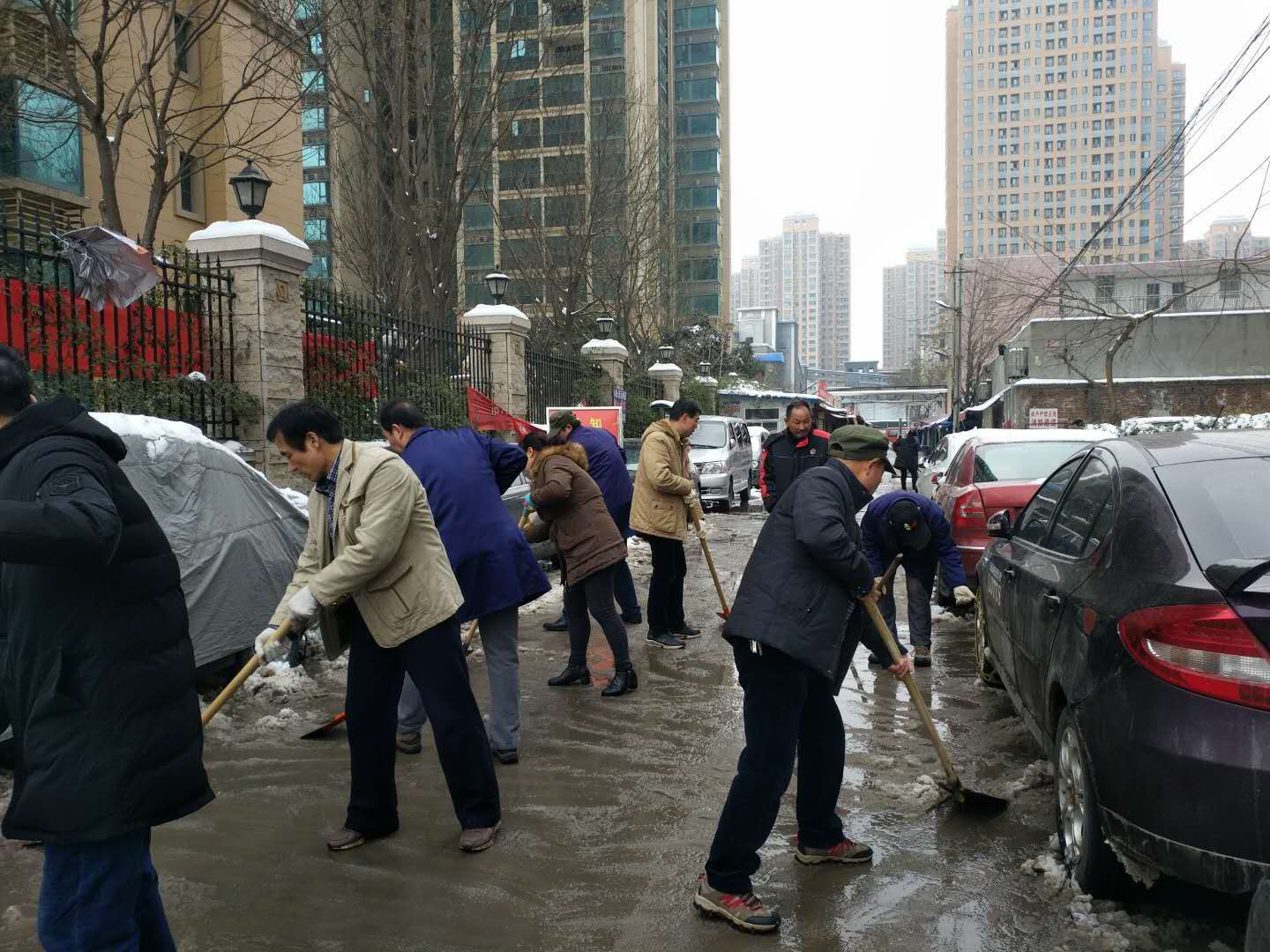 “以雪为令，御雪奋战” 西安工业投资集团再行动